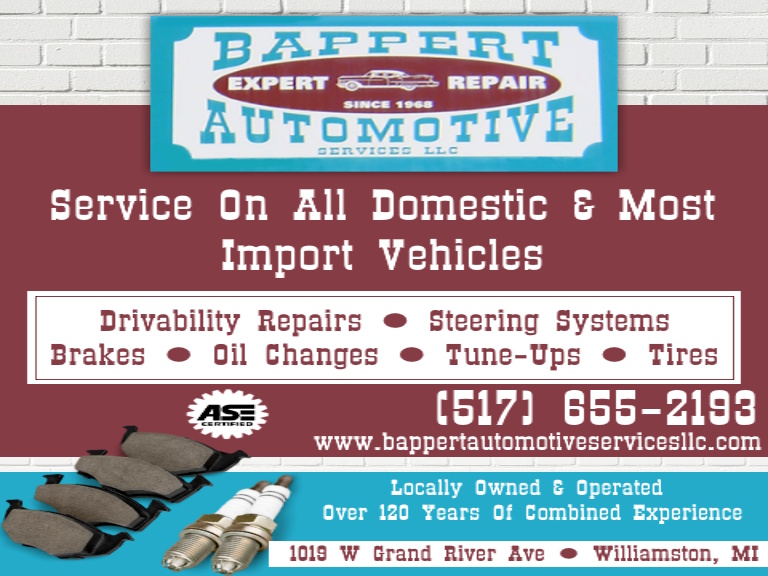 BAPPERT AUTOMOTIVE, INGHAM COUNTY, MI