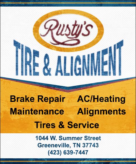 RUSTY’S TIRE & ALIGNMENT, GREENE COUNTY, TN