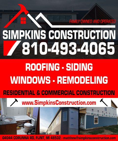 SIMPKINS CONSTRUCTION, GENESEE COUNTY, MI
