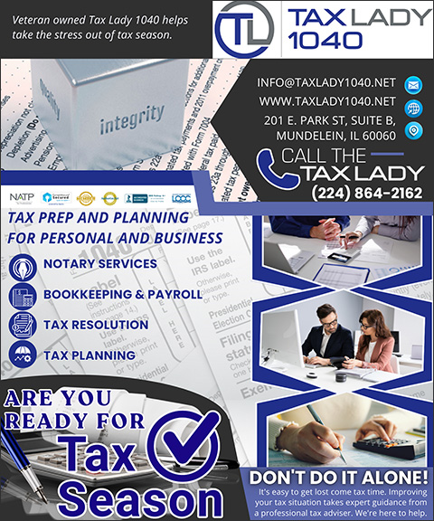 TAX LADY 1040, LAKE COUNTY, IL