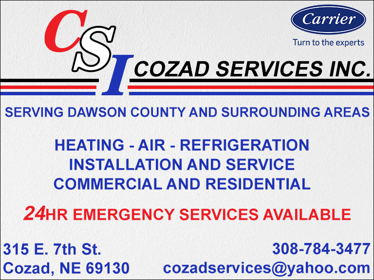 COZAD SERVICES, DAWSON COUNTY, NE