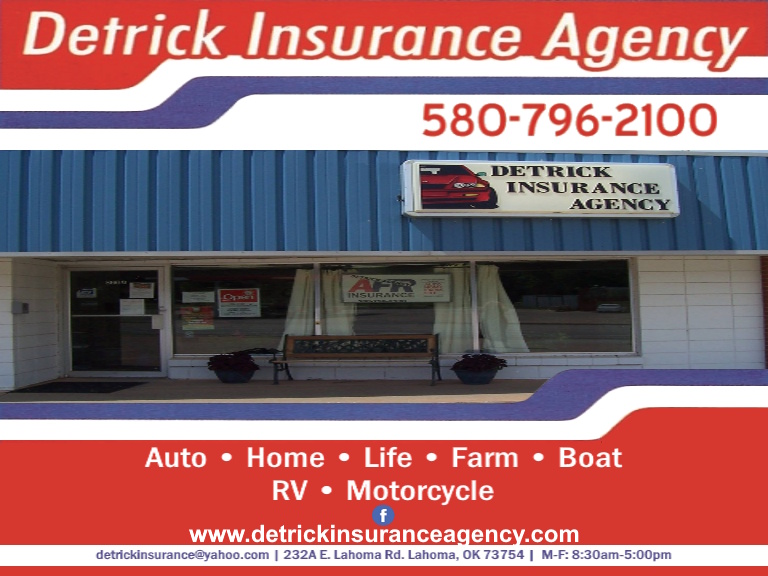 CLEESA NEWTON DETRICK INSURANCE AGENCY, GARFIELD COUNTY, OK