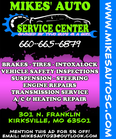 MIKE’S AUTO SERVICE CENTER, ADAIR COUNTY, MO