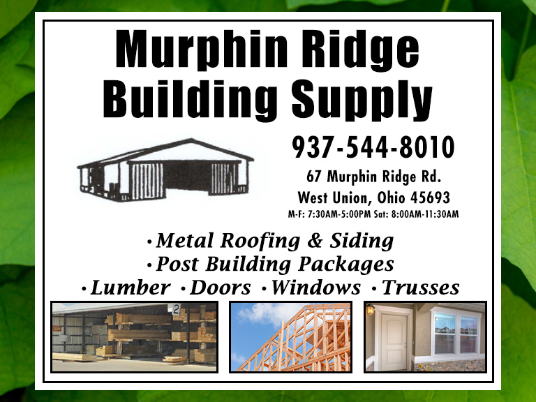 MURPHIN RIDGE BUILDING SUPPLIES, ADAMS COUNTY, OH