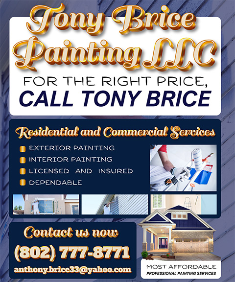 TONY BRICE PAINTING, CHITTENDEN COUNTY, VT