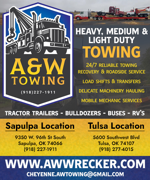 aandwtowing A&W TOWING, CREEK COUNTY, OK