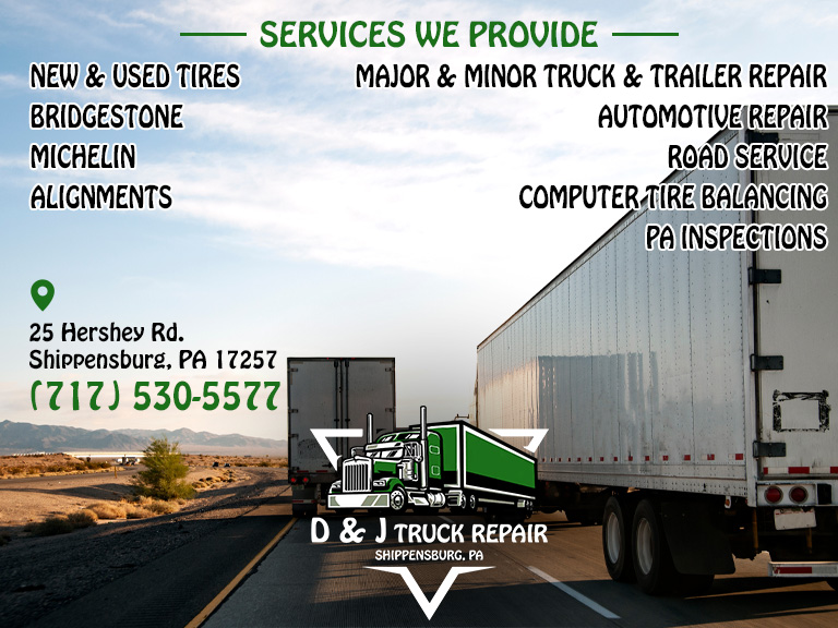 D & J TRUCK REPAIR, CUMBERLAND COUNTY, PA