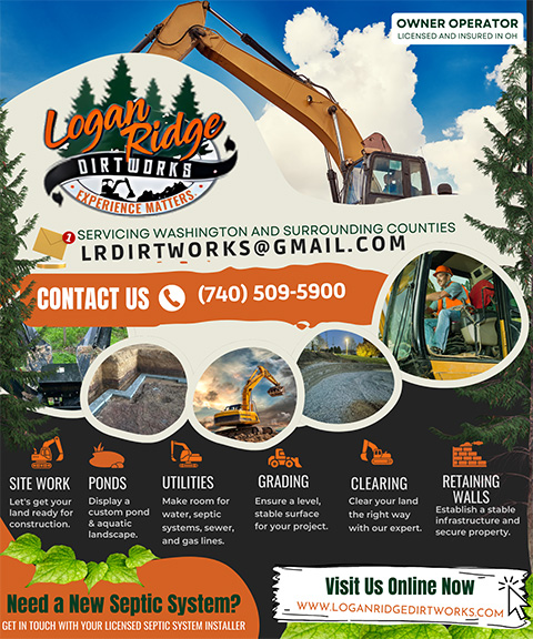 LOGAN RIDGE DIRTWORKS, WASHINGTON COUNTY, OH