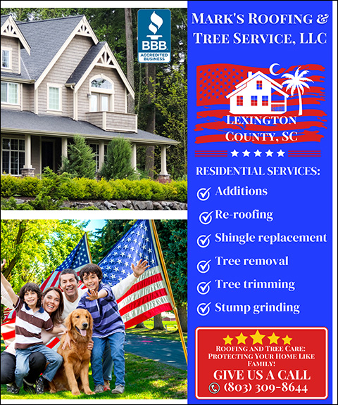 MARK’S ROOFING & TREE SERVICE, LEXINGTON COUNTY, SC