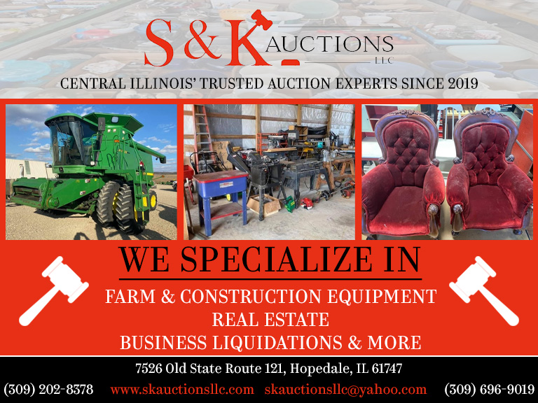 S & K AUCTIONS LLC, TAZEWELL COUNTY, IL