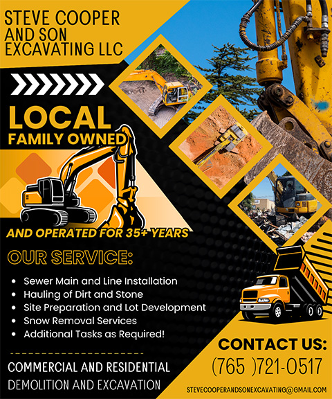 STEVE COOPER AND SON EXCAVATING, HENDRICKS COUNTY, IN