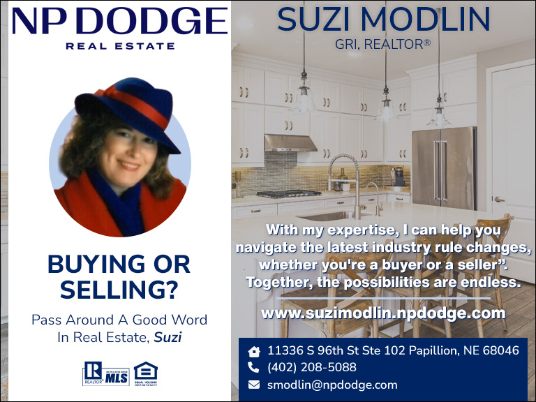 SUZI MODLIN NP DODGE REAL ESTATE, SARPY COUNTY, NE