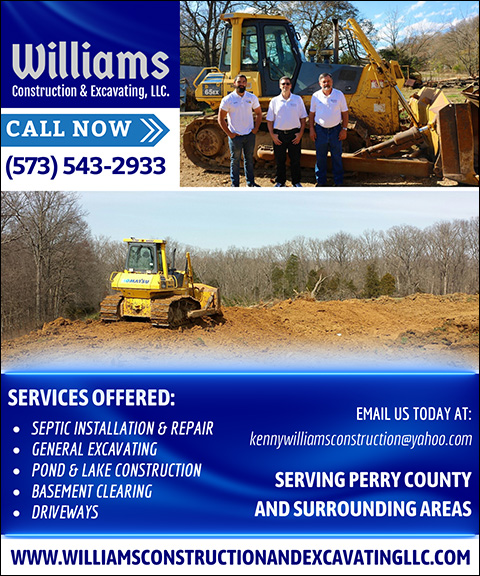 WILLIAMS CONSTRUCTION & EXCAVATING, PERRY COUNTY, MO