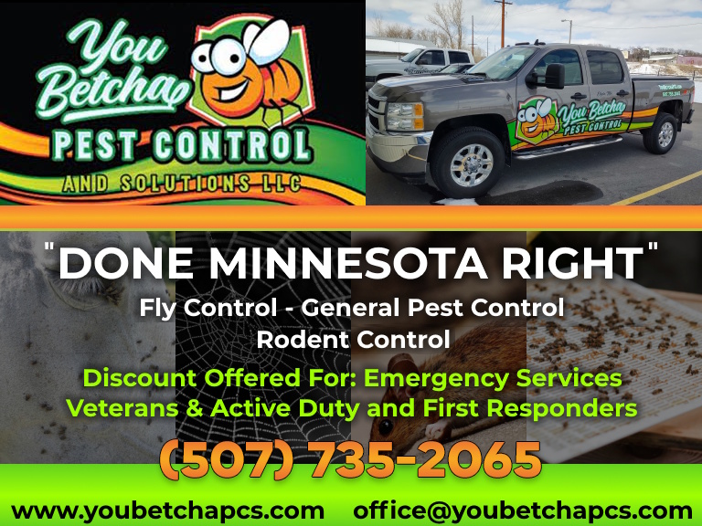 YOU BETCHA PEST CONTROL, OLMSTED COUNTY, MN