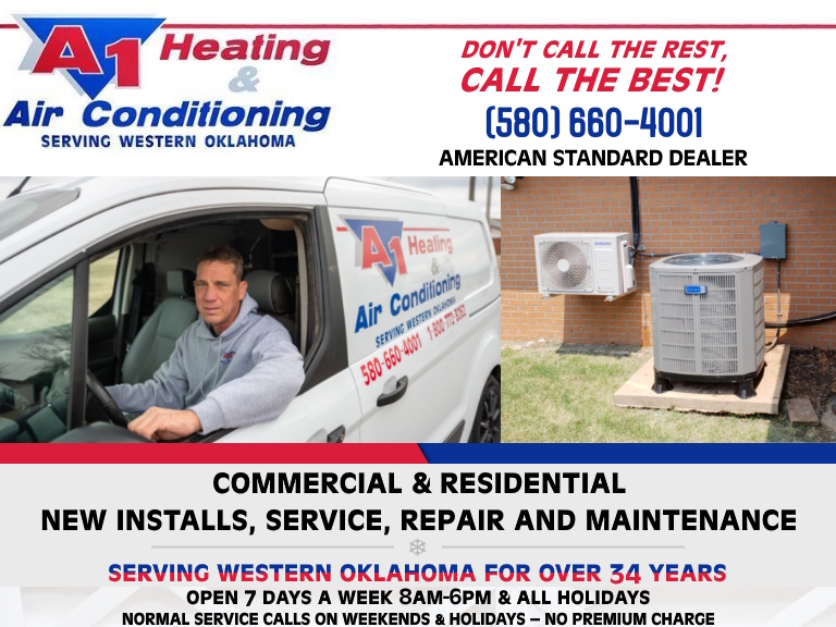 A-1 HEATING & AIR, BECKHAM COUNTY, OK
