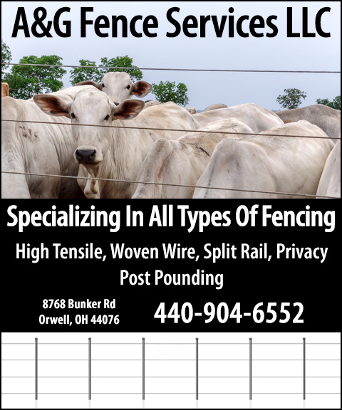 A & G FENCE SERVICES, GEAUGA COUNTY, OH