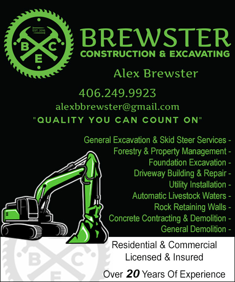 BREWSTER CONSTRUCTION & EXCAVATING, FLATHEAD COUNTY, MT