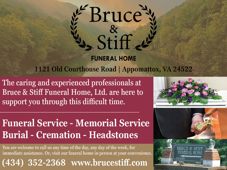 bruce&stifffuneralhome BRUCE & STIFF FUNERAL HOME, APPOMATTOX COUNTY, VA