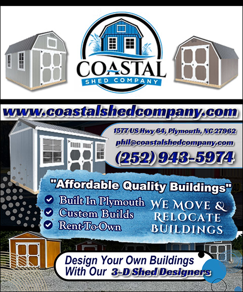 COASTAL SHED COMPANY, WASHINGTON COUNTY, NC