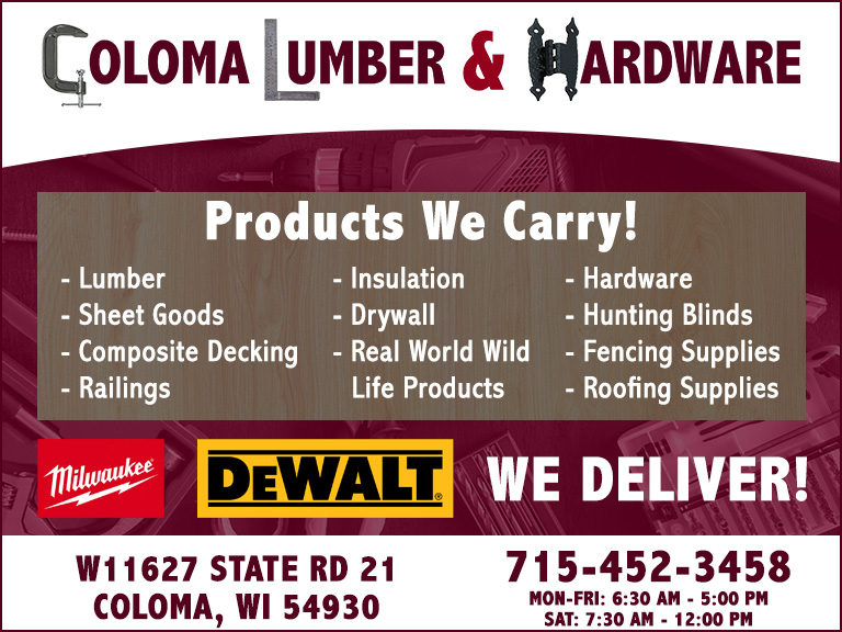 colomalumberandhardware COLOMA LUMBER & HARDWARE, WAUSHARA COUNTY, WI