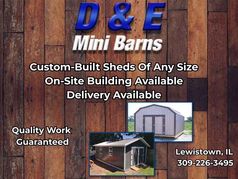 D & E MINI BARNS, Fulton County, IL
