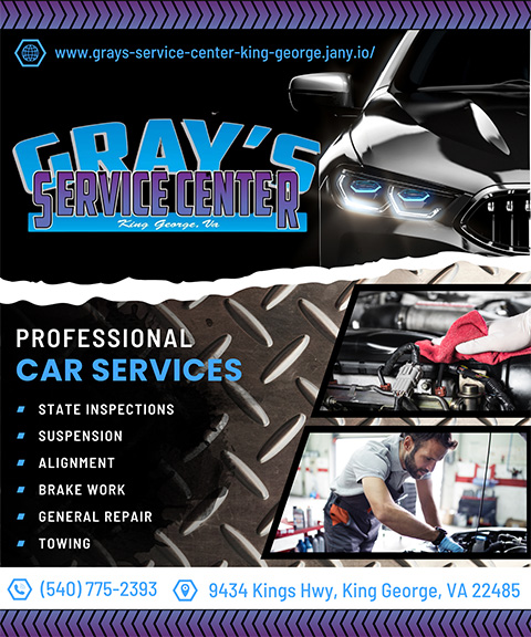 GRAY’S SERVICE CENTER, KING GEORGE COUNTY, VA