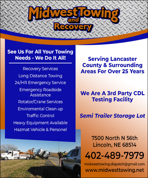 MIDWEST TOWING & RECOVERY, LANCASTER COUNTY, NE