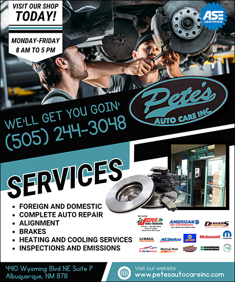 PETE’S AUTO CARE, BERNALILLO COUNTY, NM