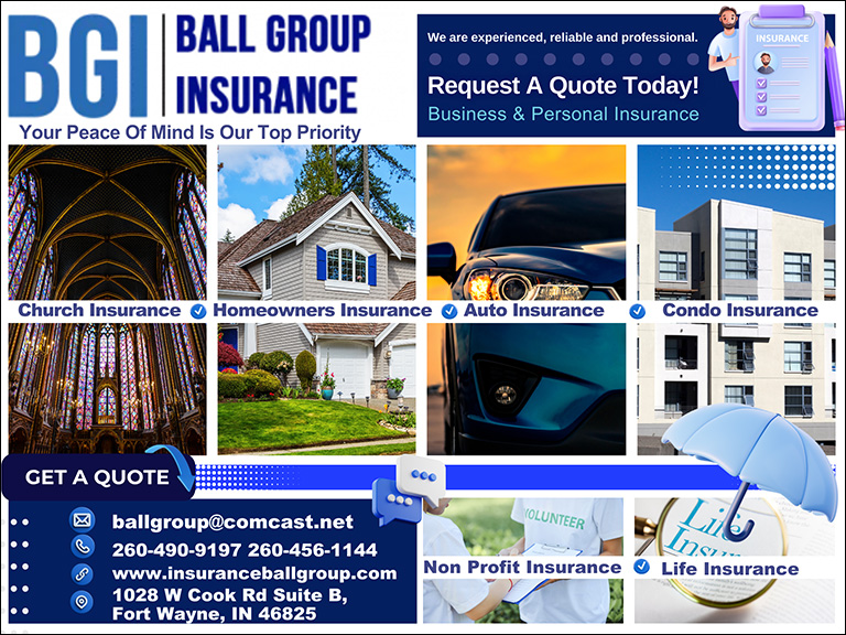 STEVE BALL INSURANCE BALL GROUP, ALLEN COUNTY, IN