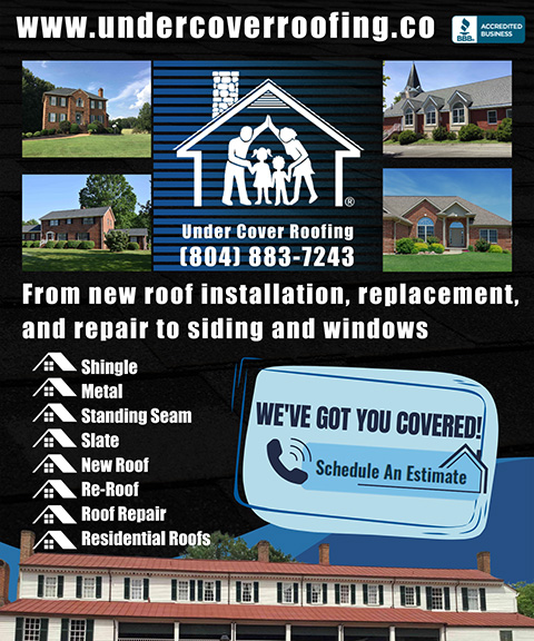 UNDER COVER ROOFING, LOUISA COUNTY, VA