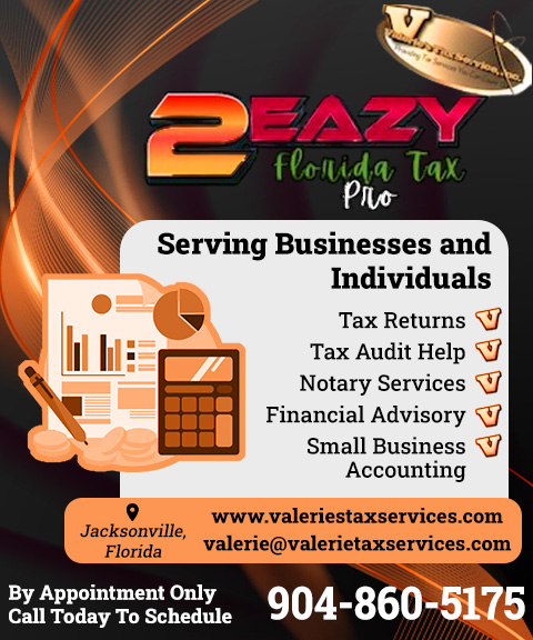 valarietaxservice VALERIE’S TAX SERVICE, DUVAL COUNTY, FL
