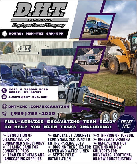 D.H.T. EXCAVATING, TUSCOLA COUNTY, MI