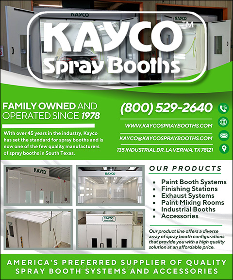 KAYCO SPRAY BOOTHS, WILSON COUNTY, TX
