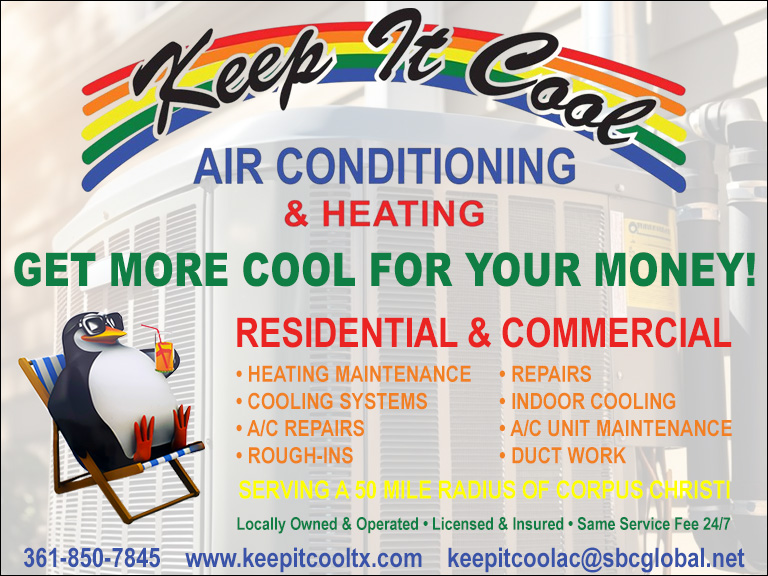 KEEP IT COOL AIR CONDITIONING AND HEATING, NUECES COUNTY, TX