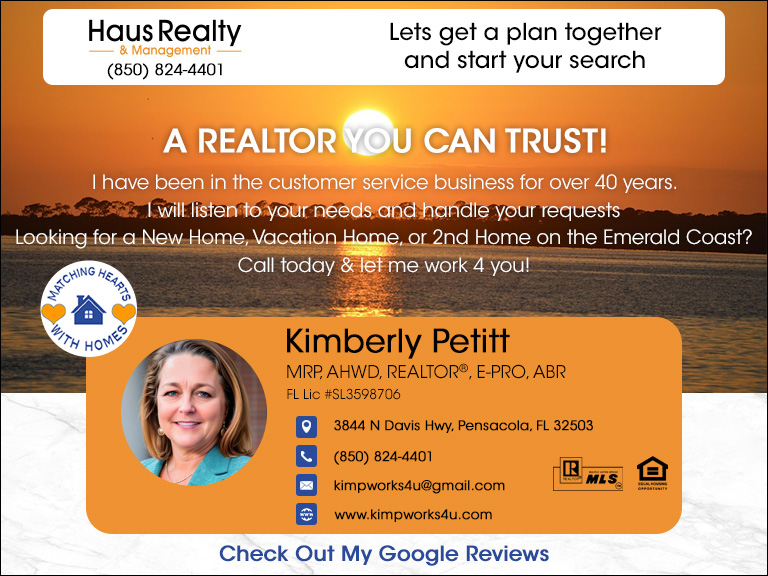 kimberlypetitthausrealty2 HAUS REALTY & MANAGEMENT KIMBERLY PETITT, ESCAMBIA COUNTY, FL