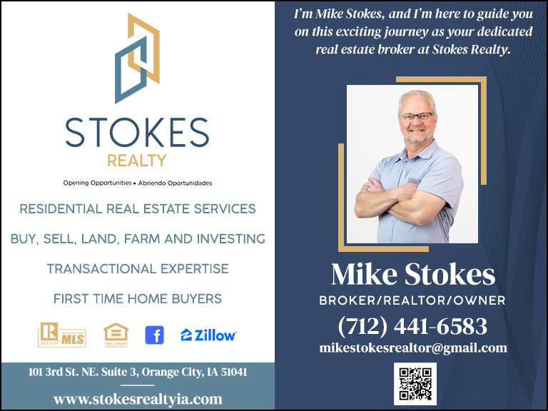 STOKES REALTY, SIOUX COUNTY, IA