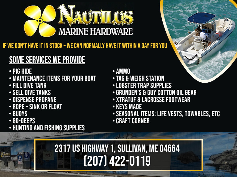 nautilusmarinehardware NAUTILUS MARINE HARDWARE, HANCOCK COUNTY, ME