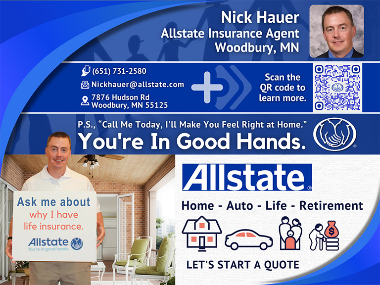 NICK HAUER ALLSTATE INSURANCE, WASHINGTON COUNTY, MN