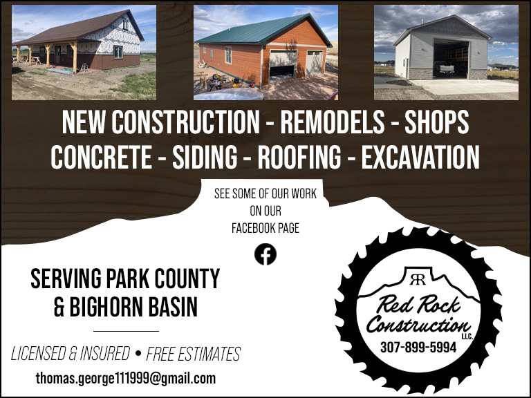 RED ROCK CONSTRUCTION, PARK COUNTY, WY