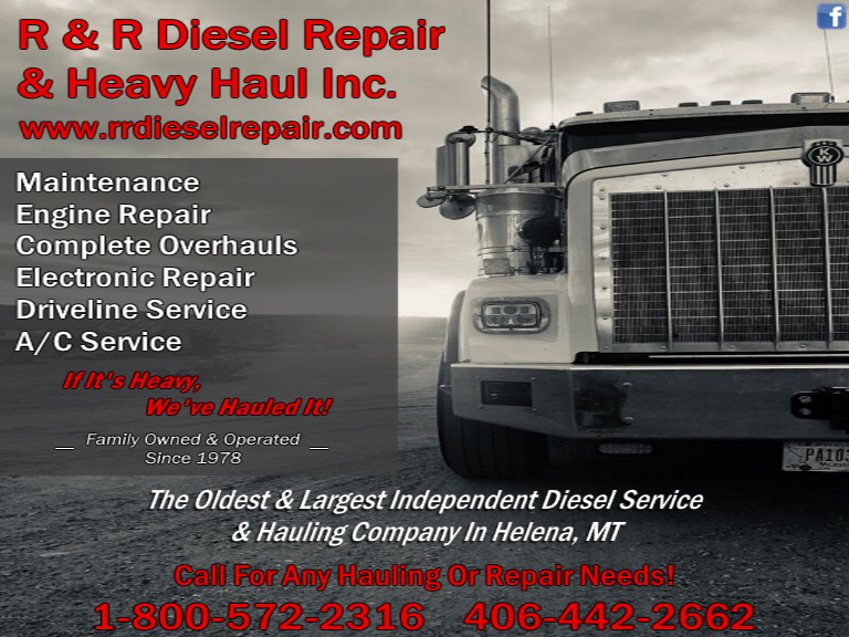 R & R DIESEL REPAIR & HEAVY HAUL, CASCADE COUNTY, MT