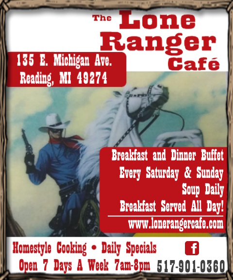 theloneranger THE LONE RANGER CAFÉ, HILLSDALE COUNTY, MI