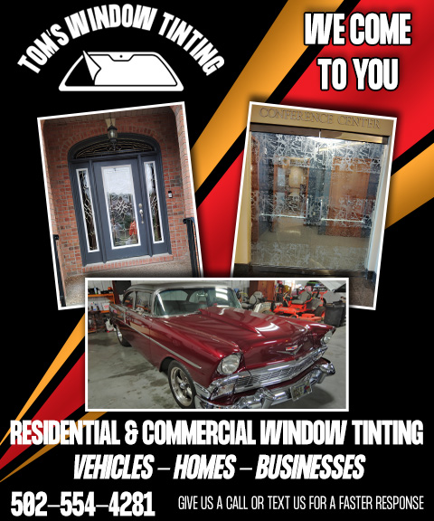 TOM’S WINDOW TINTING, JEFFERSON COUNTY, KY