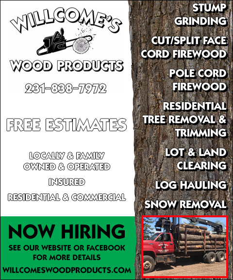 WILLCOME’S WOOD PRODUCTS, EMMET COUNTY, MI