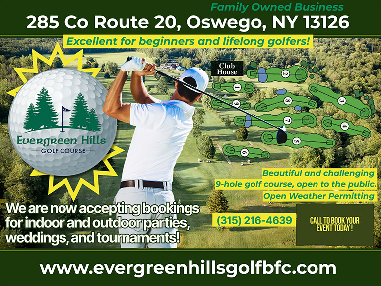 EVERGREEN HILLS GOLF COURSE, OSWEGO COUNTY, NY