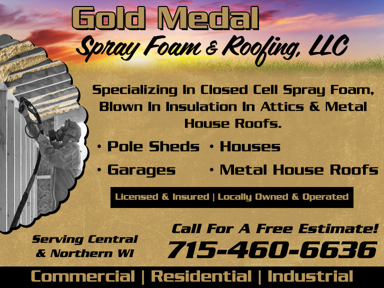 goldmedalsprayfoamandroofing GOLD MEDAL SPRAY FOAM & ROOFING, VILAS COUNTY, WI