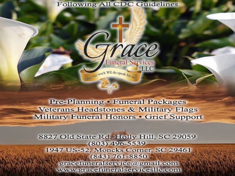 GRACE FUNERAL SERVICES, BERKELEY COUNTY, SC