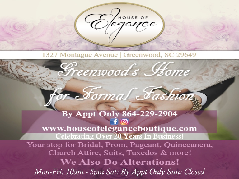 HOUSE OF ELEGANCE, ABBEVILLE COUNTY, SC