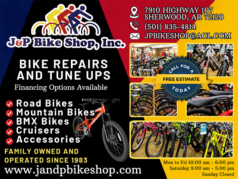 J & P BIKE SHOP, PULASKI COUNTY, AR