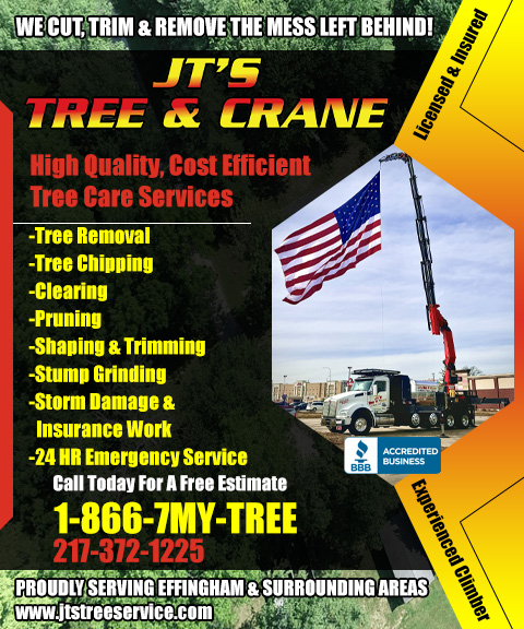 JT’S TREE & CRANE, EFFINGHAM COUNTY, IL