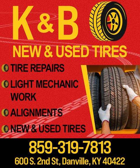 K & B NEW & USED TIRES, BOYLE COUNTY, KY